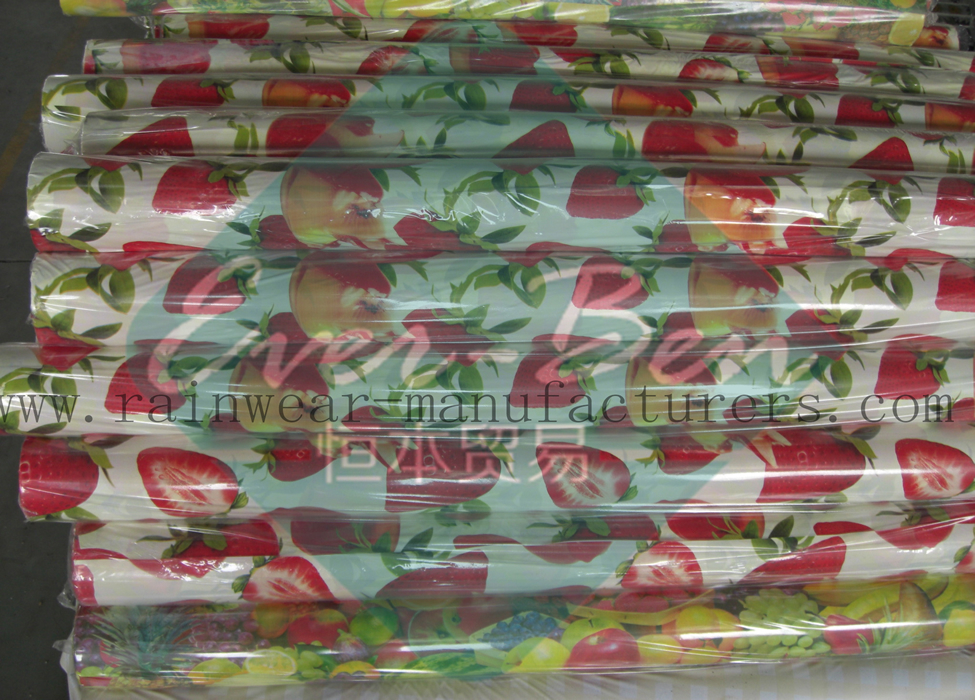 PR004 China PVC Tablecloth Fabric Manufacturer